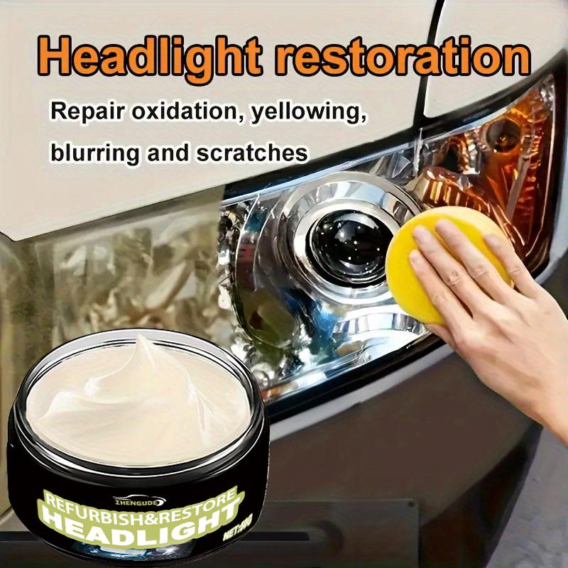1 Piece of Glass Polishing Compound Cleaner, Window Cleaner, Glass Scratch Remover, Car Glass Cleaning Powder Paste, Safe Windshield Polishing Wax