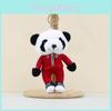Delightful Soft Panda Plush Toy Keychain Cute And Colorful Backpack Decoration