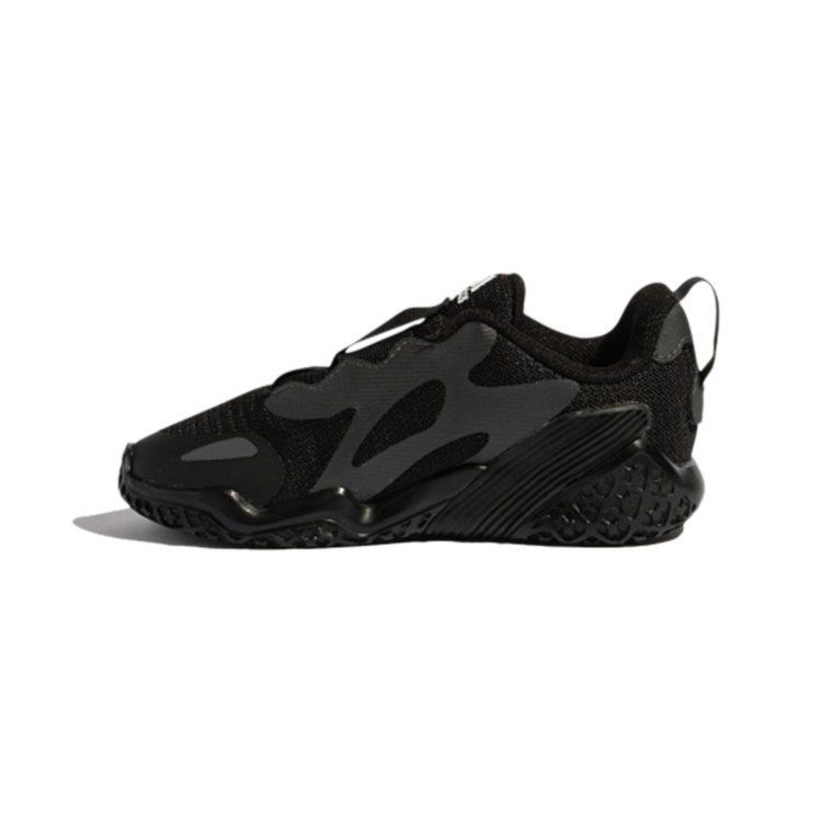 adidas Дышащие низкие детские кроссовки 4Uture Черные для младенцев и малышей FX9506