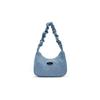 Champion Twisted Underarm Bag Script Logo Enamel Tag Pleated Hair Tie Shoulder Strap Casual Versatile Synthetic Leather Shoulder Bag Small U4AACPU14