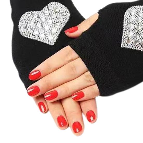 Женские перчатки, защитные перчатки для большого пальца, эластичные, осенне-зимние, для взрослых, письменные принадлежности для выступлений на сцене