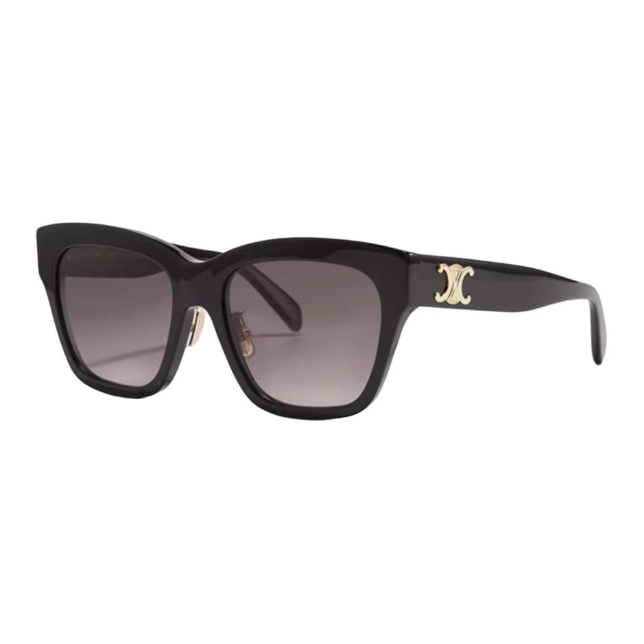 Celine Irregular Shape Sunglasses With Mirror Leg Pattern Design Women sunglasses Multicolor CL40235F