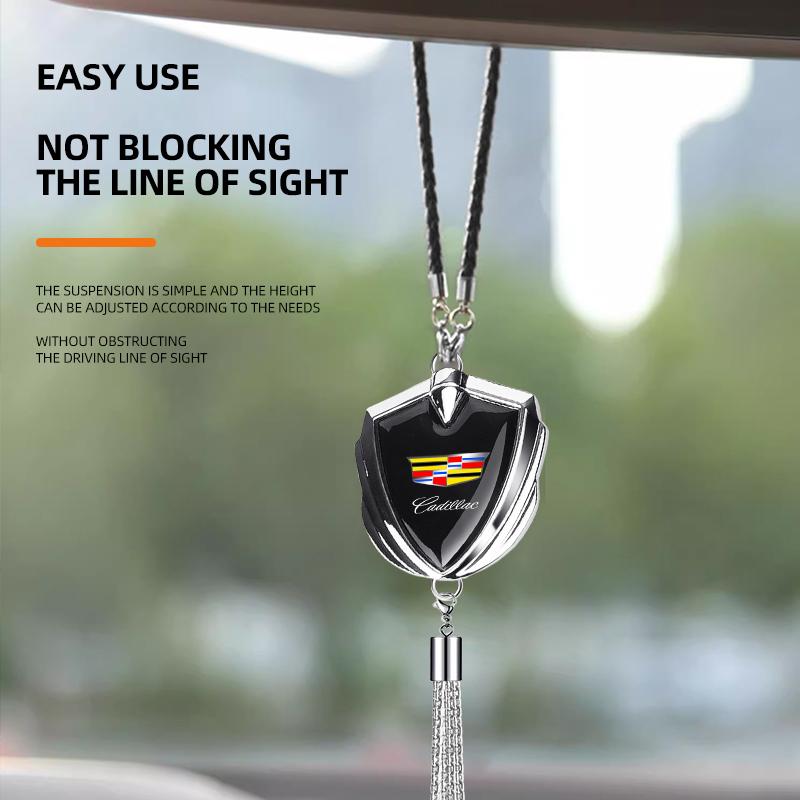 New Car Rearview Mirror Pendant Auto Interior Hanging Ornaments Accessories For Cadillac XT4 XT6 CTS DTS STS XTS ATS BLS SLS CT5