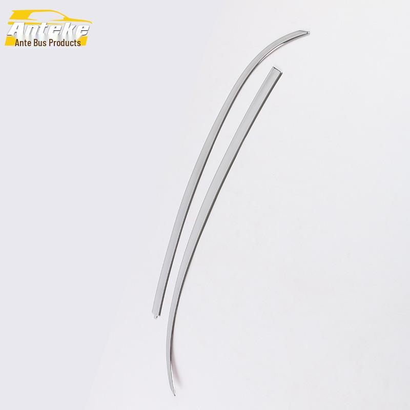 Suitable for 13 New Santa Fe Models, Rear Window Trim Triangle Chrome Wing Side Cover Sticker Enhancement.