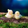 4PCS/SET Cartoon Style Parrot Decorations Resin Landscape Decoration Desktop Decoration  Landscaping