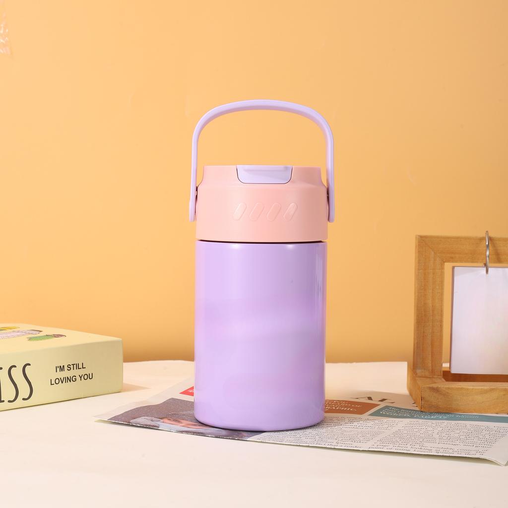 Портативный термос из нержавеющей стали 316 с соломенной изоляцией, тушеный горшок, студенческая пара, офисные подарочные чашки