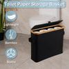 Корзина для хранения туалетной бумаги, большая вместимость, водонепроницаемый, многоцелевой, простой в установке органайзер для хранения туалетной бумаги с крышкой