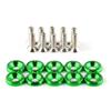 Universal 20Pcs M6 * 20mm JDM Bumper Fender Washer Kit Engine Bay Dress Up Bolts Fasteners Aluminum Concave Hex Screws