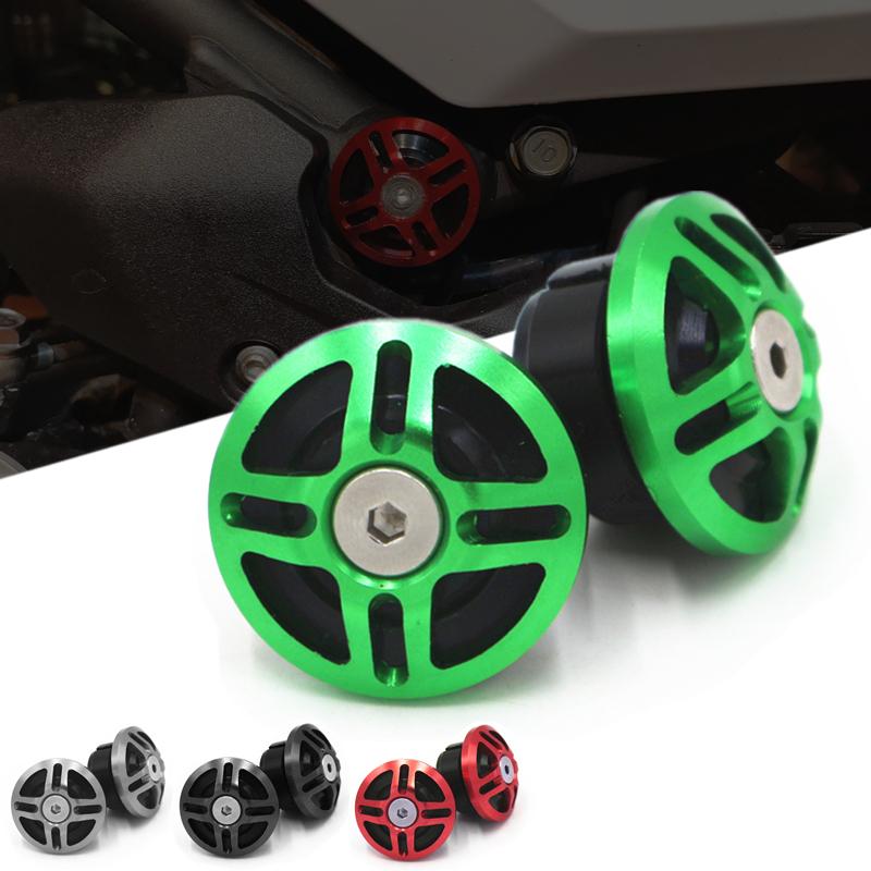 Motorcycle Accessories Spools Slider Stand Screws Decorative Cover Fits For KAWASAKI NINJA 400 Z 400 Z400 18 19 Frame Hole
