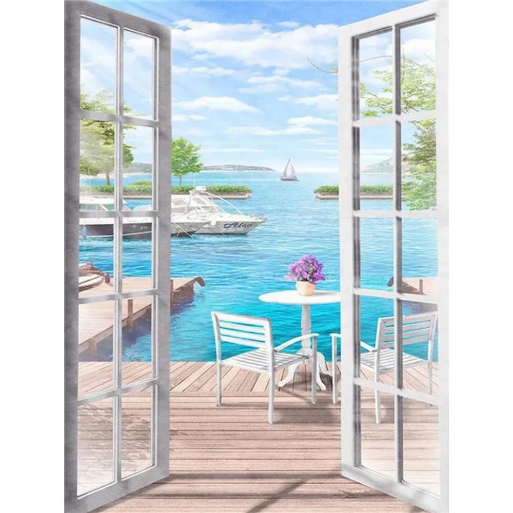 Алмазная картина, полная дрель, красивый цветок любви, круглая алмазная живопись, ручная работа, морской плюшевый мишка, сделай сам, алмазная мозаика, картина, украшение для дома