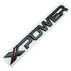 Car 3D Metal X XPOWER Logo Trunk Body Badge Emblem Decals Sticker For M-G 3 7 5 6 EZS TF ZR ZS HS GS GT Hector RX5 RX8