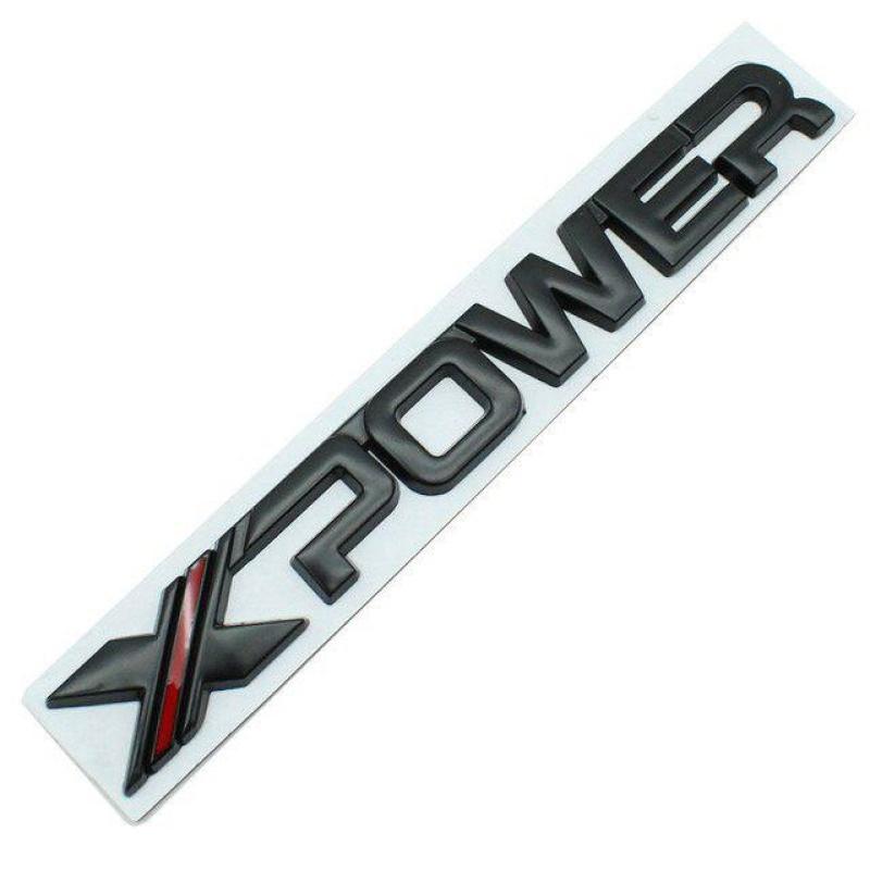 Car 3D Metal X XPOWER Logo Trunk Body Badge Emblem Decals Sticker For M-G 3 7 5 6 EZS TF ZR ZS HS GS GT Hector RX5 RX8