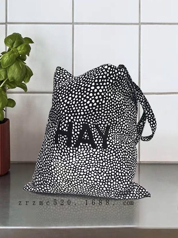 Сумка через плечо из холста корейского блогера – ленивая летняя универсальная сумка для покупок в горошек