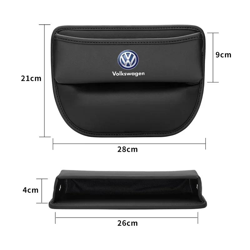 For VOLKSWAGEN VW 2025 Hot Car Seat Gap Organizer Storage Box Pocket Multifunction CarInterior Accessories For VW Volkswagen Jet