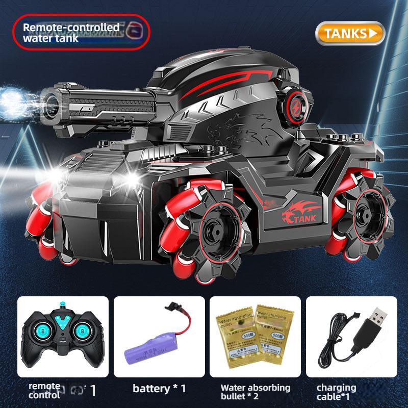 Children's Gesture Sensing Stunt Remote Control Car, Water Bomb Launching, Drifting Four-wheel Drive Mecha, Water Bomb Remote Control Tank Car