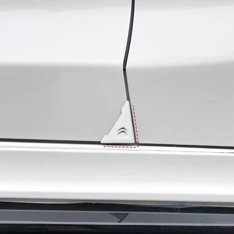 2Pcs Car Door Guard Edge Corner Protector Sticker Emblem Car Accessories For Citroen C2 C3 C4 C5 C6 C1 DS3 DS4 DS5 DS7 Xsara Berlingo Saxo Picasso