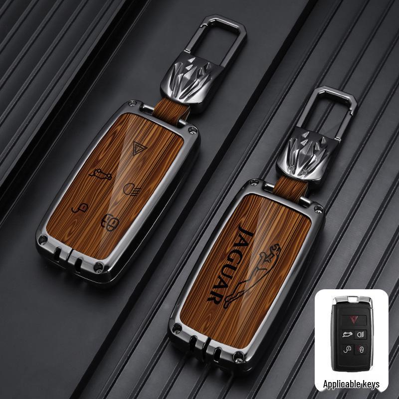 23 Jaguar XFL/XEL/F-Pace/XJL/F-Type/E-Pace Key Case with Metal Buckle for Men & Women
