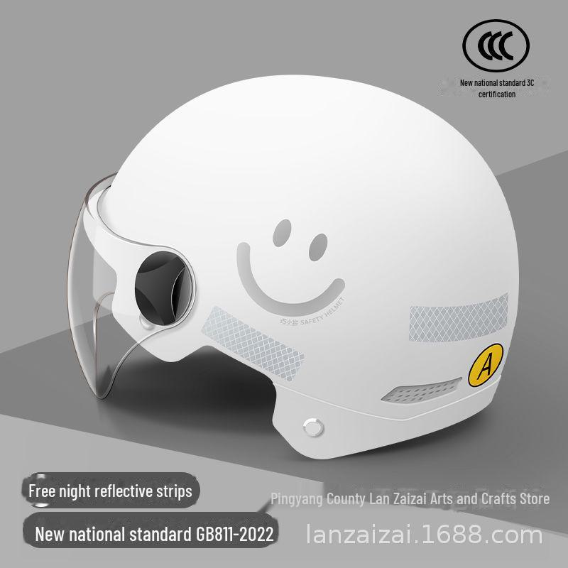 All-Season Electric Bike & Motorcycle Helmet, 3C Certified, Free Shipping, Unisex
