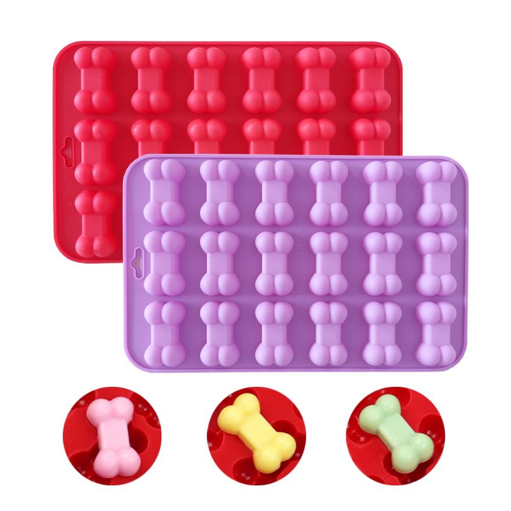 High Temperature Resistance Dog Paw Baking Moulds Easy Demoulding Candy Mold Bone Ice Trays  Jelly