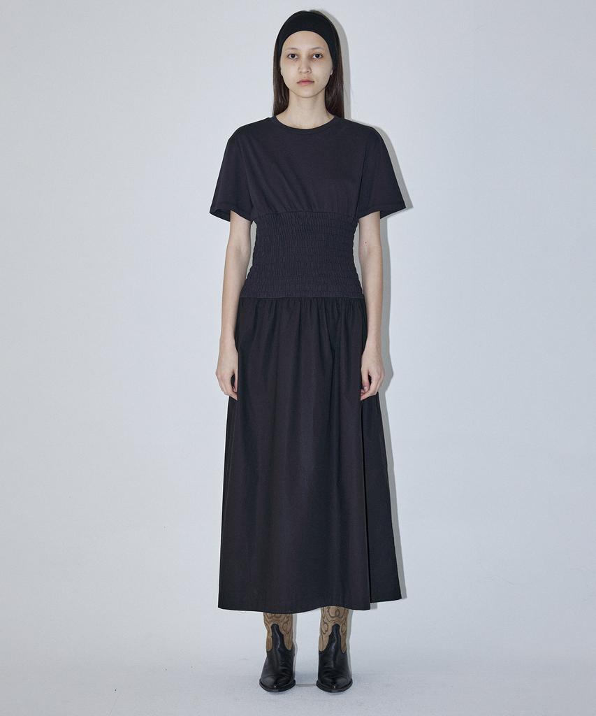 Однотонный смокинг Enor, многослойный, цельный - Черный