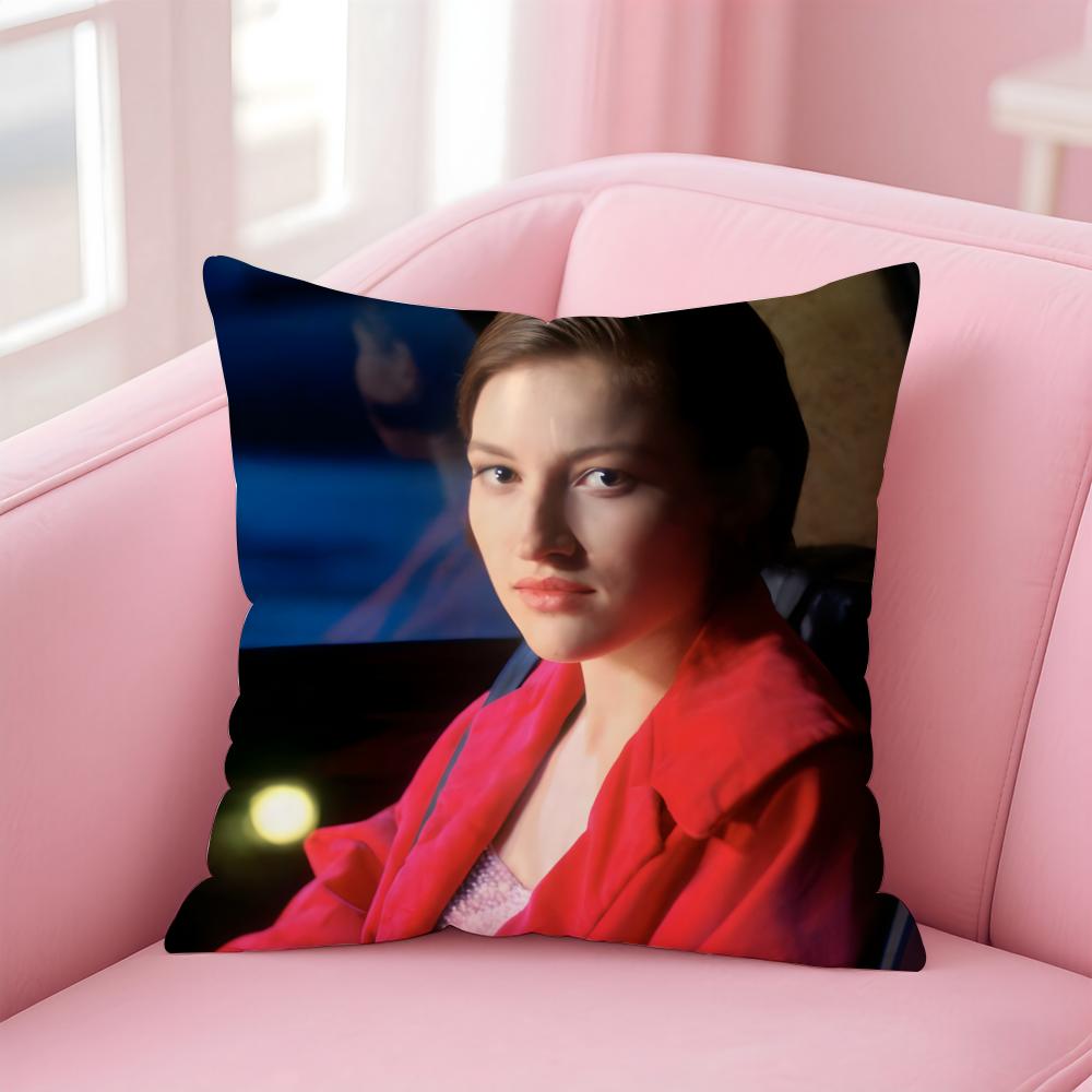 K-Kelly Macdonald Наволочка для подушки Мягкая приятная ткань и скрытая молния