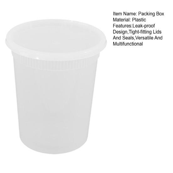 50 упаковок пластиковых контейнеров для гастрономических продуктов с крышками, не содержащих BPA, герметичный контейнер для хранения, герметичные контейнеры для супа, микроволновая печь, морозильник, посудомоечная машина, безопасная еда