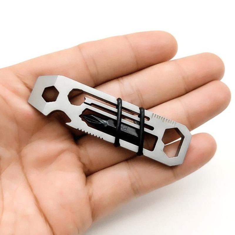 Gadgets Outdoor Gear Camping Supplies Bottle Opener Multi-function Tool Inside 6-angle Wrench Driver