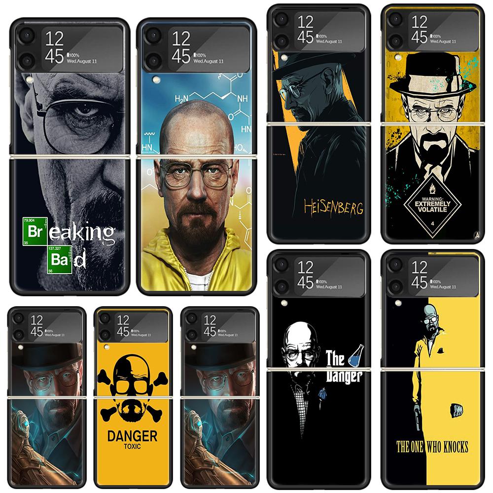 Breaking Bad WalterWhite Phone Case For Samsung Galaxy Z Flip 7 Flip7 Zflip 6 Flip6 5 Flip5 4 Flip4 3 Flip3 5G Fundas Black Cove