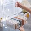 Transparent Cosmetics Storage Box Plastic Phone Case Organizer Facial Mask Storage Box  Sundries