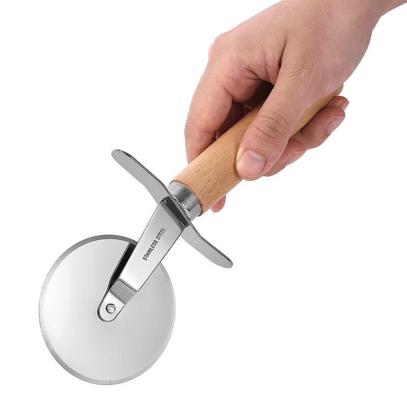 Beech Wood Handle Stainless Steel Pizza Tools