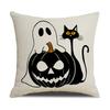 Хэллоуин Наволочка Смешной Ужас Кот Вечеринка Украшение Подушка Диванная Подушка Комбинация