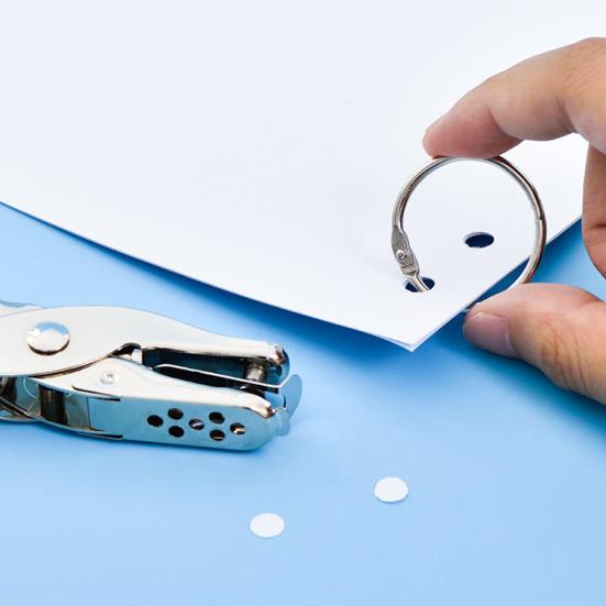 Дыроколы для бумаги с крошечной гладкой поверхностью, удобные ручные круглые дыроколы для