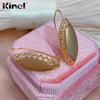 Kinel Vintage Glossy Drop Earrings Elegant Rose Gold English Earrings 585