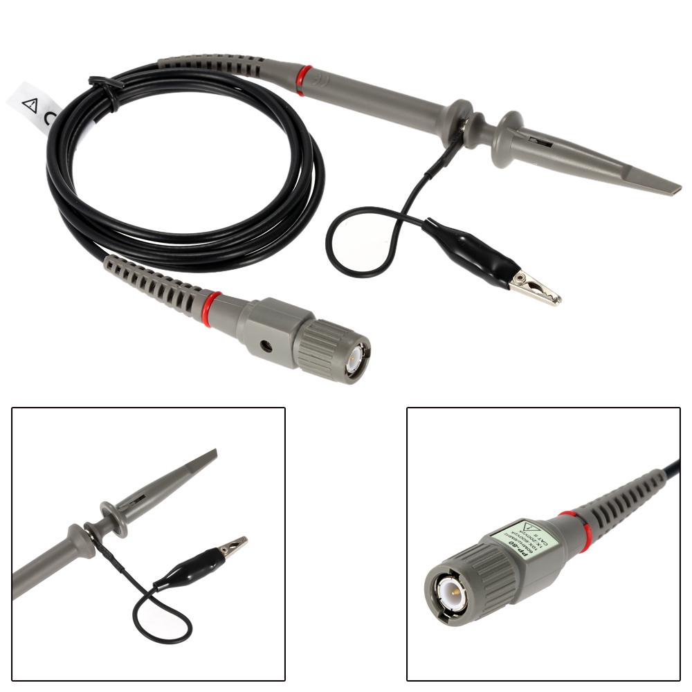 Hantek Max.600V DC Peak AC x1 x10 60MHz 10M Ohm Oscilloscope Clip Probe with Accessories