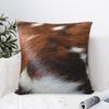 Scottish Highland Cow Cowhide Texture Pillowcase Cushion Comfort Throw Pillow Sofa Cushions Used for Home Bedroom Living Room