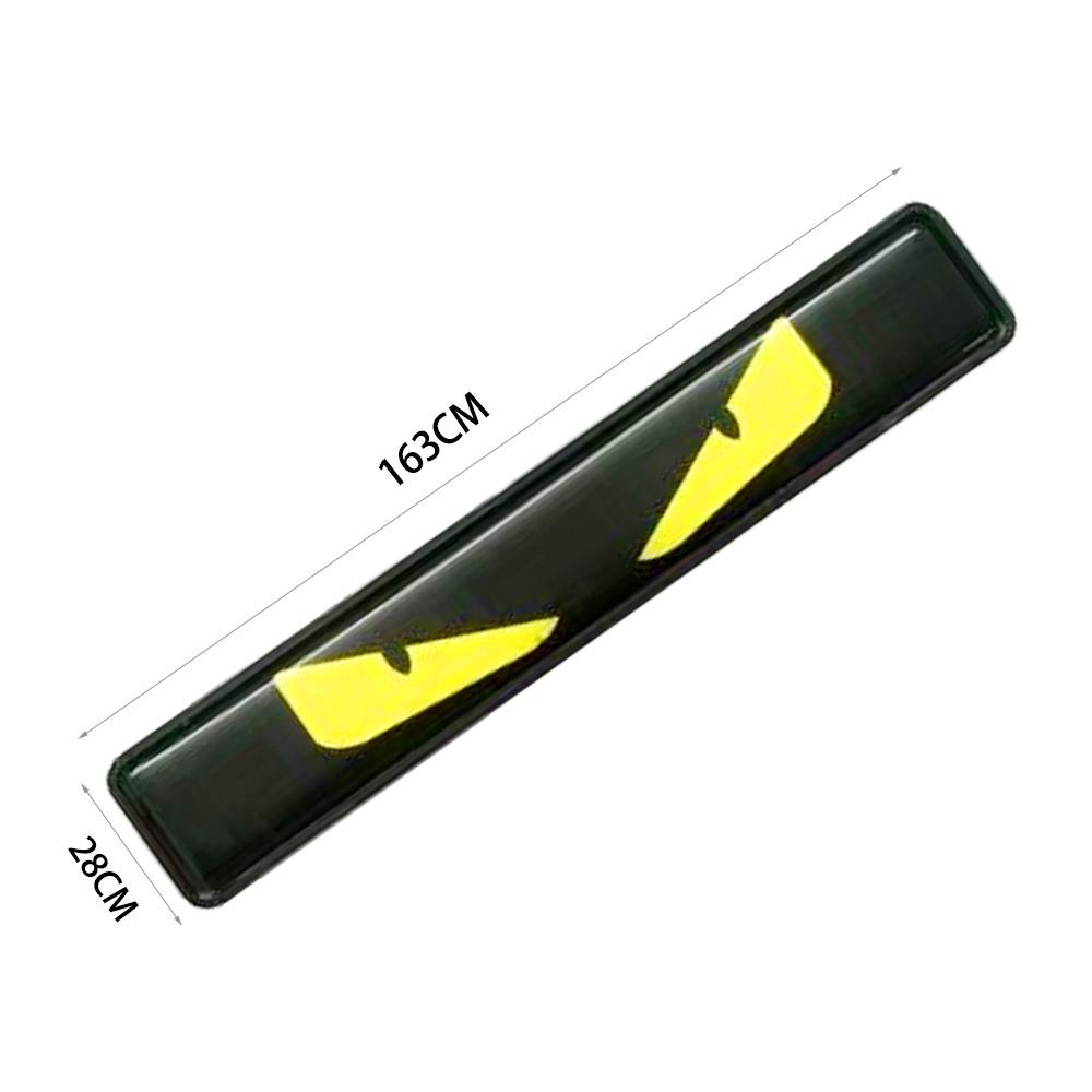 1x передняя решетка автомобиля, значок на задней панели, наклейка с подсветкой, светодиодная эмблема, глаз демона