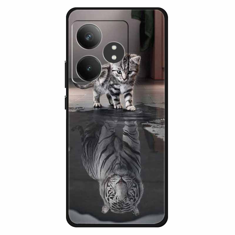Чехол Для Realme GT 6T / GT 6 Чехлы Силиконовый Планета Расписной ТПУ Мягкая Задняя Крышка Телефона Для RMX3853 Защитный Чехол RMX3851 GT 6