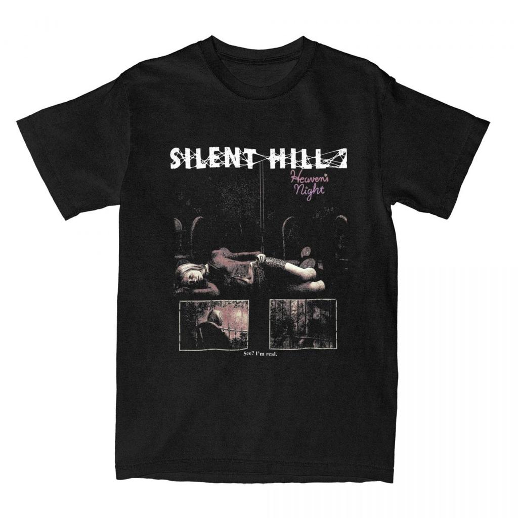 SH2 Heavens Night Silent Hill Вещи Футболки для Мужчин Женщин Повседневные 100% Хлопок Летние Топы Футболка с Личностью