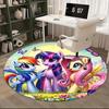 My Little Pony Friendship Chair mat Round Rug Office carpet, Non slip, Suitable for Living Rooms, Bedrooms,Decor1205763a