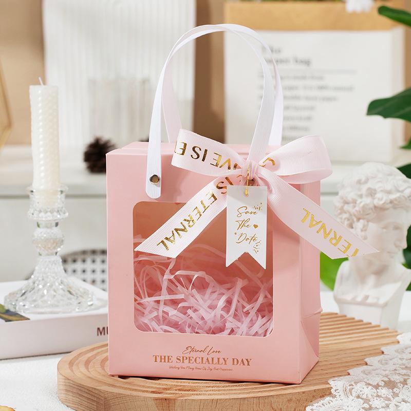 Elegant Transparent Souvenir Gift Bag: Light Luxury for Lipstick & Small Birthday Gifts