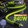 Кабель PD 111 Вт Super Fast Charging USB Type-C для телефона, Data Cord, Зарядное устройство USB C на USB C, Провод Quick Charge для iPhone Xiaomi Samsung
