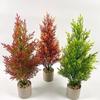 Simulated Christmas Pine Cypress Desktop Living Room Potted Plants Green Plants Fake Flowers Small Trees Artificial Flower