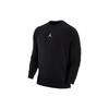 Classic Jumpman Logo Print Crew Neck Long Sleeve Knit Sweater Men Tops Black DV1287-010