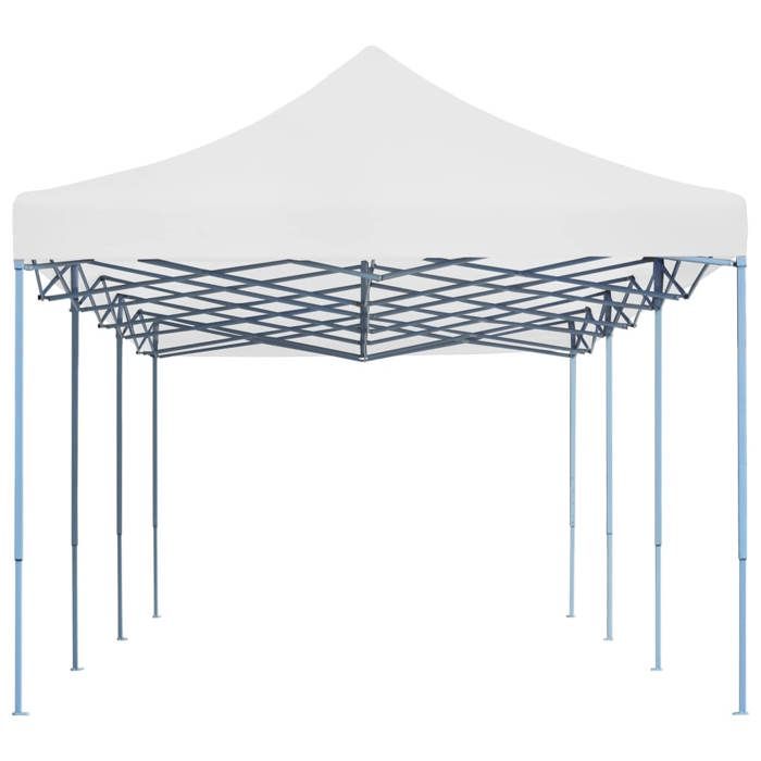 Tente de réception pliable - vidaXL - Blanc - Résistance UV et eau