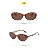2023 New Retro Oval Small Frame Sunglasses Jelly Color Jelly Color Lents Women Fashion Gothic Trending Streetwear Sun
