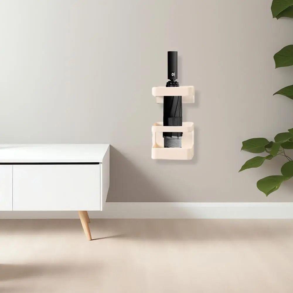 Plastic Umbrella Stand Wall-mounted Umbrella Storage Rack Multifunctional Umbrella Rack  Hotel