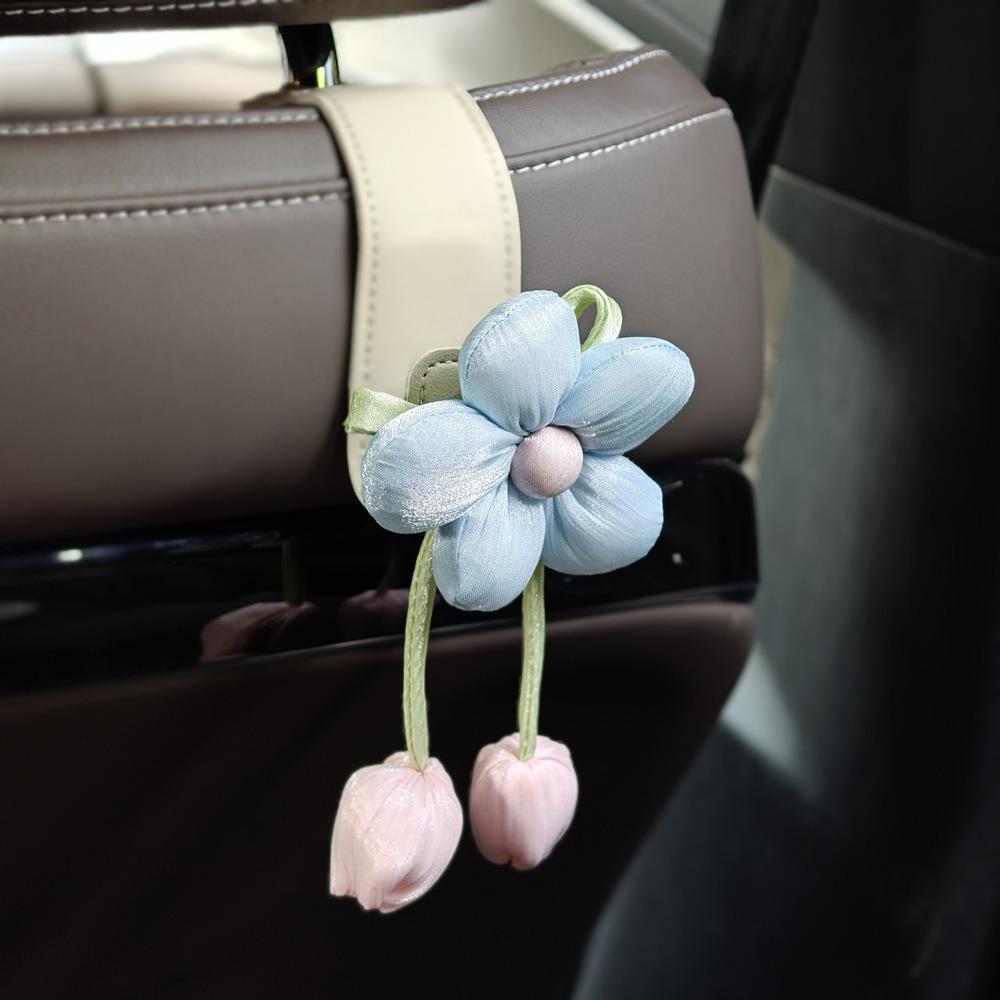Leather Car Back Seat Hooks Portable Automotive Storage Hanger Car Hanging Hook Family Car