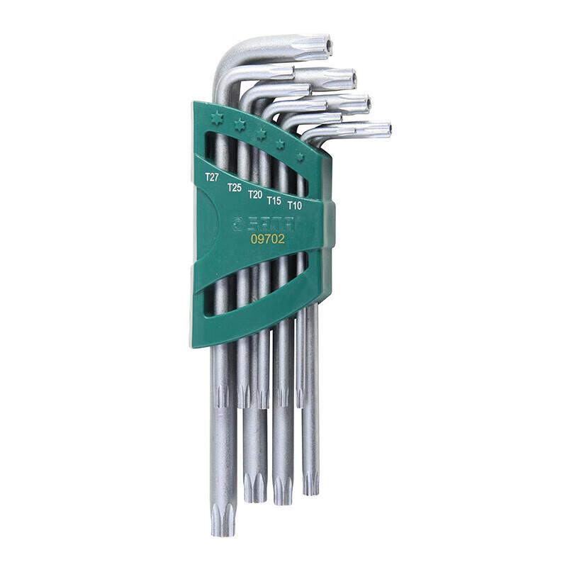 SATA 09702 Набор из 9 длинных Torx-ключей с защитой от вскрытия