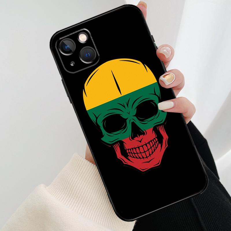 Модный Чехол для Телефона с Флагом Литвы Для iPhone 17 Pro Max 14 13 12 11 15 16 Pro Max mini 15 16 Plus 16e 17 Air Cover