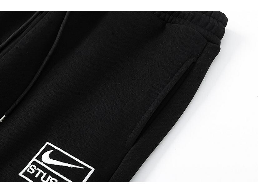 Унисекс Модный Американский Свободный Комплект: Толстовка-Джоггер и Брюки для Осени/Зимы